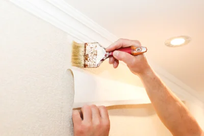 Pose de papier peint à Chézeaux — revêtements muraux et toiles de verre